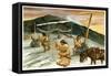 Flying Prayers on the Maium Pass, 1898-null-Framed Stretched Canvas