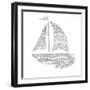 Flying Sails-Pam Varacek-Framed Art Print