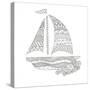 Flying Sails-Pam Varacek-Stretched Canvas