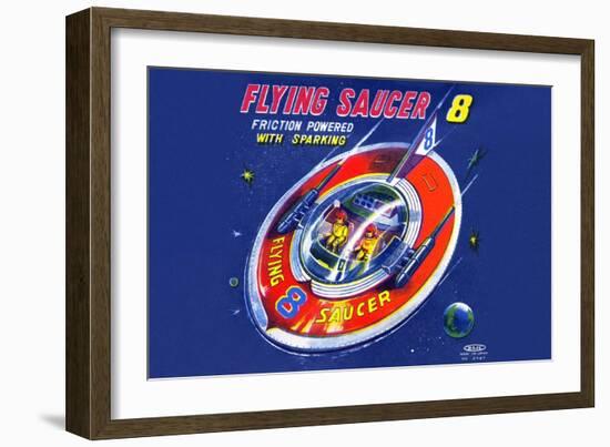 Flying Saucer 8-null-Framed Art Print