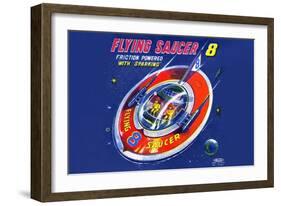 Flying Saucer 8-null-Framed Art Print