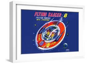 Flying Saucer 8-null-Framed Art Print