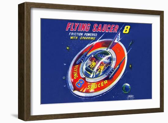 Flying Saucer 8-null-Framed Art Print