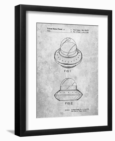 Flying Saucer-Cole Borders-Framed Art Print