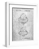 Flying Saucer-Cole Borders-Framed Art Print