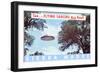 Flying Saucers are Real, Sierra Madre, California-null-Framed Art Print