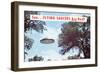 Flying Saucers are Real-Found Image Press-Framed Photographic Print