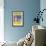 Flying Saucers Magazine Cover-null-Framed Art Print displayed on a wall