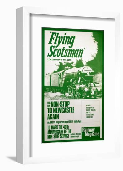 Flying Scotsman Green-null-Framed Art Print