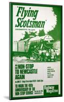 Flying Scotsman Green-null-Mounted Art Print