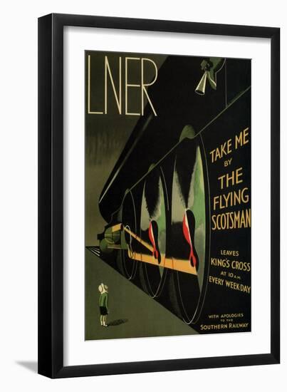 Flying Scotsman-null-Framed Giclee Print