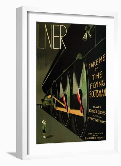 Flying Scotsman-null-Framed Giclee Print