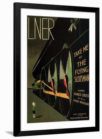 Flying Scotsman-null-Framed Giclee Print