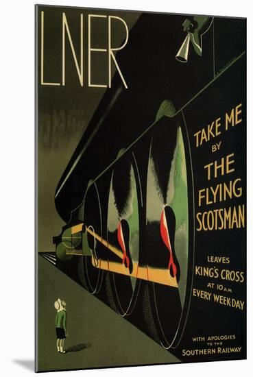 Flying Scotsman-null-Mounted Giclee Print