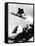 Flying Skier!-null-Framed Stretched Canvas