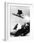 Flying Skier!-null-Framed Premium Photographic Print