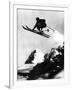 Flying Skier!-null-Framed Photographic Print