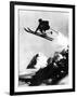 Flying Skier!-null-Framed Photographic Print
