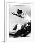 Flying Skier!-null-Framed Photographic Print