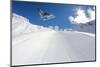 Flying Snowboarder on Mountains, Extreme Sport-Merkushev Vasiliy-Mounted Photographic Print