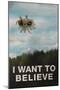Flying Spaghetti Monster - I Want To Believe-null-Mounted Poster
