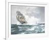 Flying Spume - The Adelaide-Montague Dawson-Framed Giclee Print