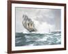 Flying Spume - The Adelaide-Montague Dawson-Framed Giclee Print