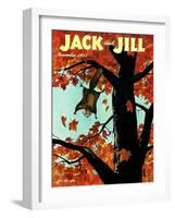 Flying Squirrel - Jack and Jill, November 1955-Georgeann Helms-Framed Giclee Print