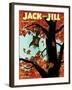 Flying Squirrel - Jack and Jill, November 1955-Georgeann Helms-Framed Giclee Print