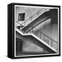 Flying Stairway to Terrace of United Nations' Meeting Hall at Its New East River Headquarters-Walker Evans-Framed Stretched Canvas