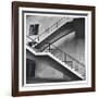Flying Stairway to Terrace of United Nations' Meeting Hall at Its New East River Headquarters-Walker Evans-Framed Photographic Print