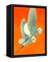 "Flying Storks,"June 19, 1937-Francis Lee Jaques-Framed Stretched Canvas