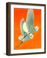 "Flying Storks,"June 19, 1937-Francis Lee Jaques-Framed Giclee Print