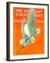 "Flying Storks," Saturday Evening Post Cover, June 19, 1937-Francis Lee Jaques-Framed Giclee Print