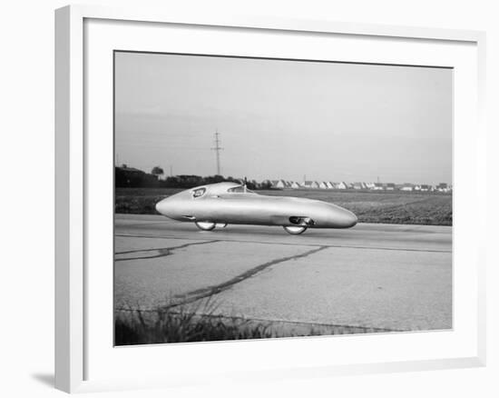 Flying Stretcher Motorcycle-Gerhard P. Seinig-Framed Photographic Print