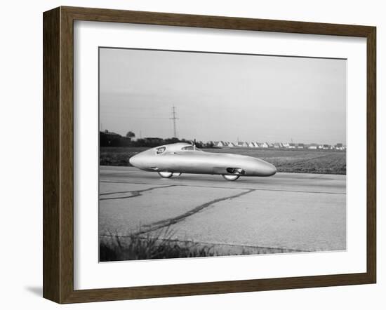 Flying Stretcher Motorcycle-Gerhard P. Seinig-Framed Photographic Print