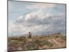 'Flying the Kite', 1852-David Cox the elder-Mounted Giclee Print