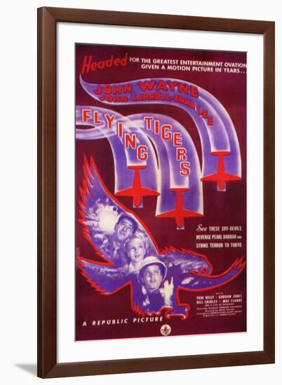 Flying Tigers, 1942-null-Framed Art Print