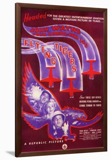 Flying Tigers, 1942-null-Framed Art Print