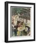 Flying to Paris-W Bryce Hamilton-Framed Art Print