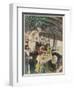 Flying to Paris-W Bryce Hamilton-Framed Art Print