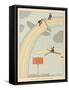 Flying to Rainbow-Joaquin Xaudaro-Framed Stretched Canvas