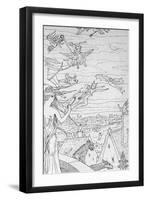 Flying to Sabbat-Henry De Malvost-Framed Art Print