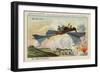 Flying Torpedo Boat in the Year 2000-null-Framed Giclee Print