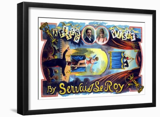 Flying Visit by Servais le Roy-Edward Weller-Framed Art Print