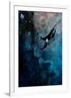 Flying Whales-Alex Cherry-Framed Premium Giclee Print