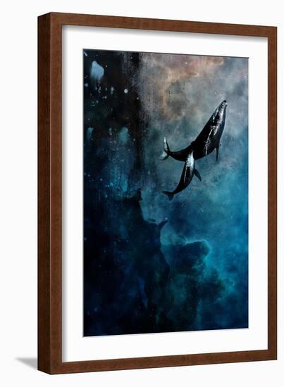 Flying Whales-Alex Cherry-Framed Art Print