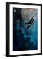 Flying Whales-Alex Cherry-Framed Art Print