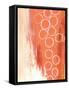 Flying with Colors 1 - Orange-Sophia Buddenhagen-Framed Stretched Canvas