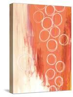 Flying with Colors 1 - Orange-Sophia Buddenhagen-Stretched Canvas